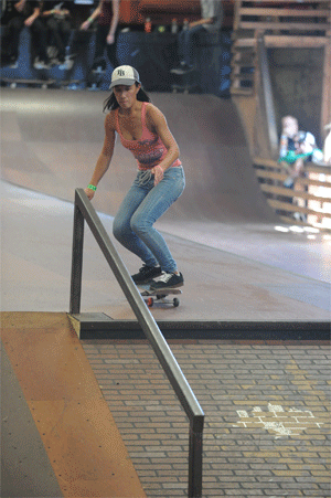 Laura Fong-Yee ended a run with this front board